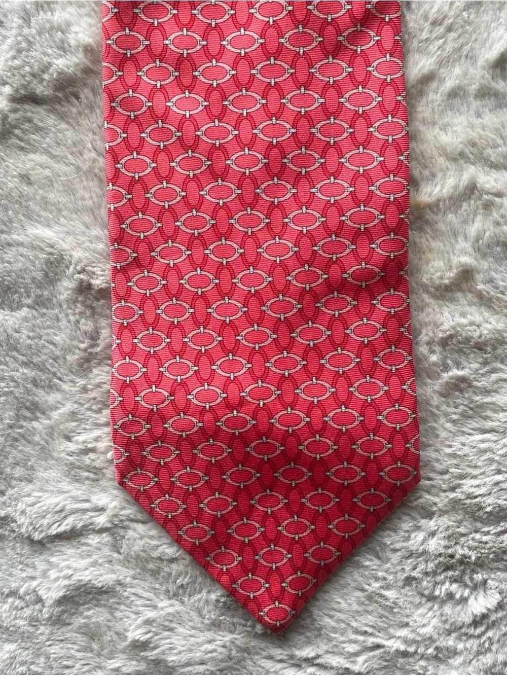 Brooks Brothers Red Geometric Silk Tie